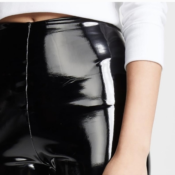 COMMANDO Faux Patent Leather Legging In Black. Size XS - Picture 5 of 15